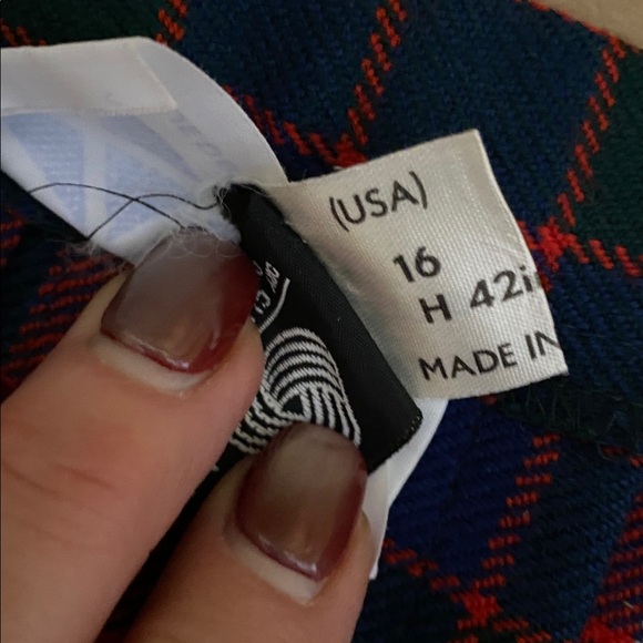 Vintage Scottish Plaid Red Wool Tartan Plaid Classic Traditional Skirt Kilt Sz M - Picture 16 of 16